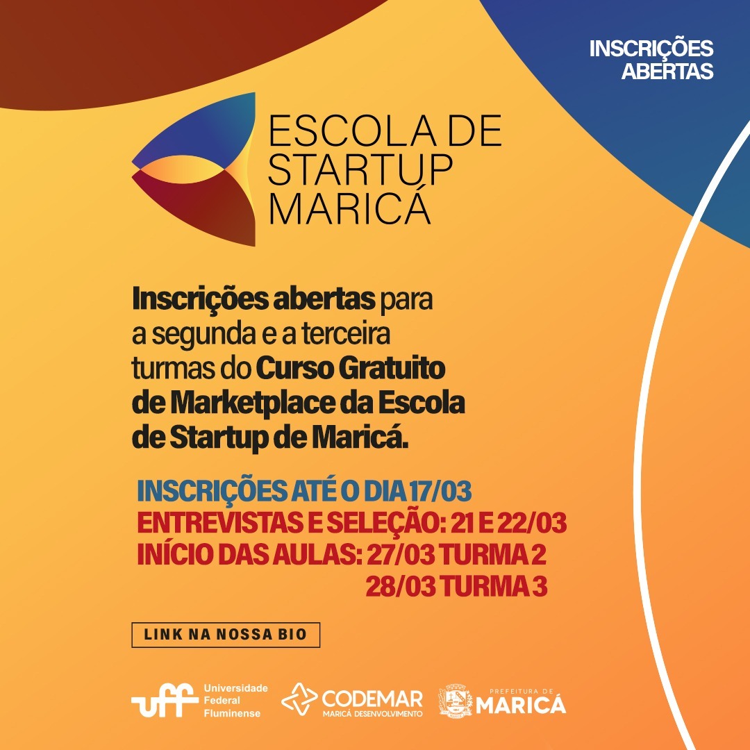 Inscrições abertas para segunda e terceira turmas do curso gratuito de